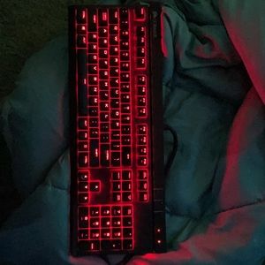 Corsair light up keyboard (red)